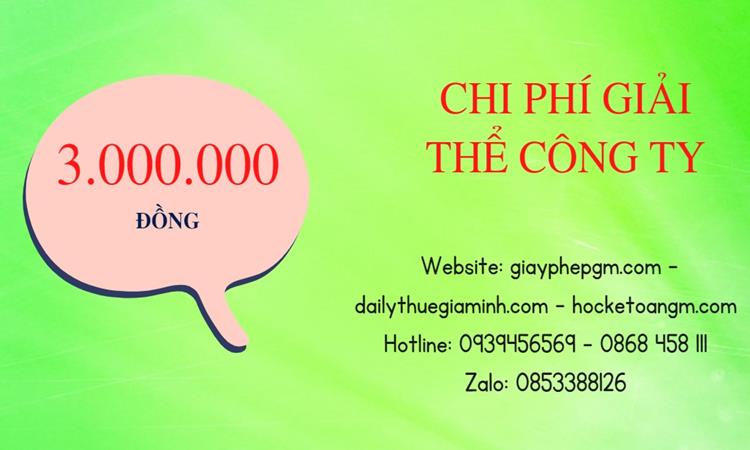 Thủ tục giải thể công ty tại Hải Dương uy tín đảm bảo 5 Chi phí giải thể công ty tại Hải Dương uy tín đảm bảo