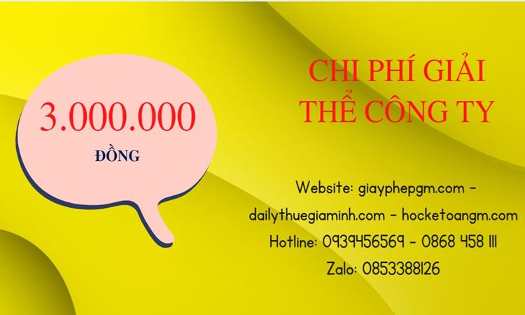 Chi phí giải thể công ty tại Lâm Đồng uy tín đảm bảo