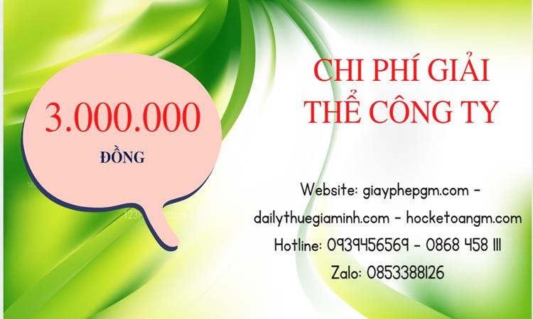 Chi phí giải thể công ty tại Thừa Thiên Huế trọn gói uy tín