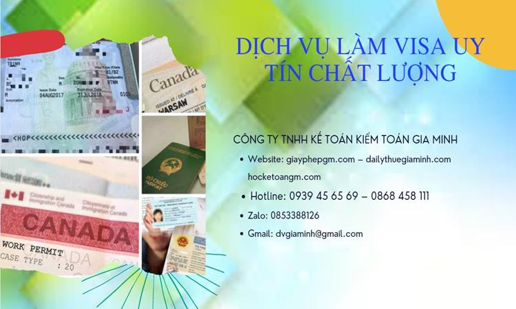 DỊCH VỤ LÀM VISA UY TÍN CHẤT LƯỢNG TẠI TRÀ VINH 5 Chi phí làm visa uy tín tại Trà Vinh
