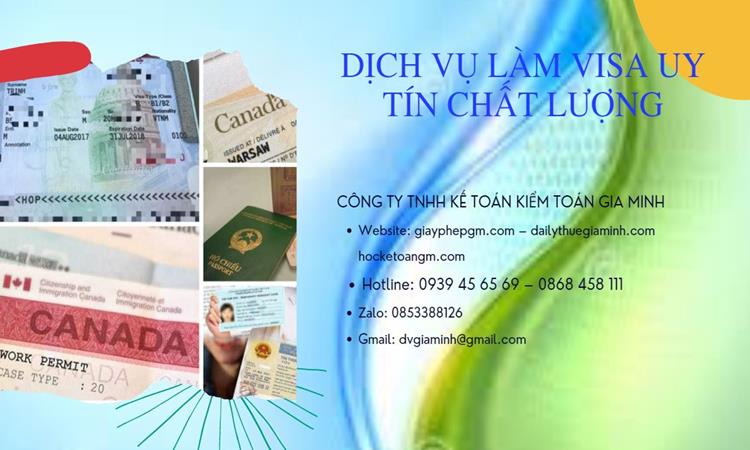 DỊCH VỤ LÀM VISA UY TÍN CHẤT LƯỢNG TẠI TT HUẾ 5 Chi phí làm visa uy tín tại TT Huế