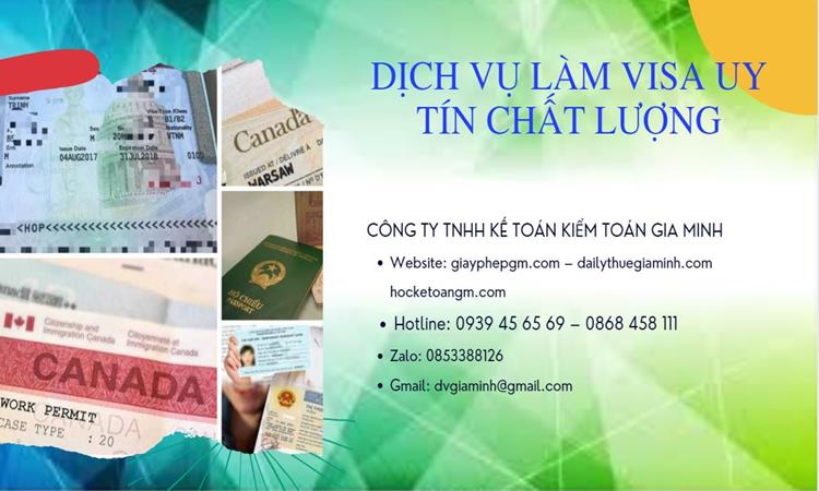 DỊCH VỤ LÀM VISA UY TÍN CHẤT LƯỢNG TẠI VĨNH LONG 5 Chi phí dịch vụ làm visa uy tín chất lượng tại Vĩnh Long