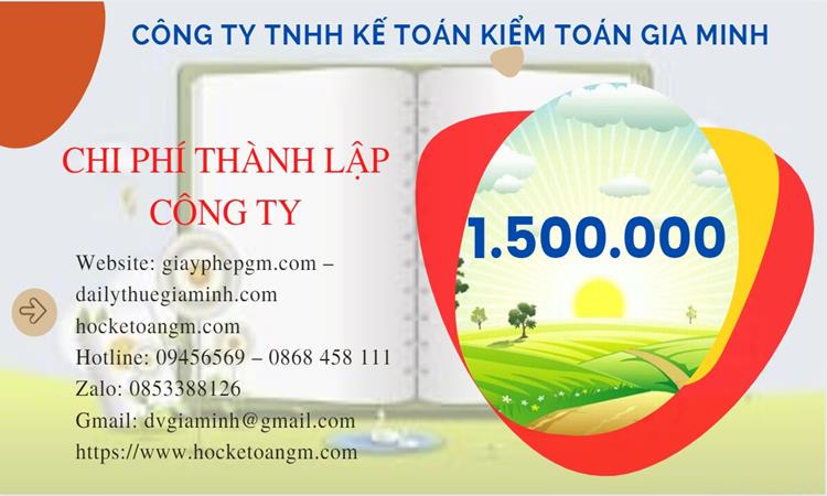 Chi phí mở công ty xuất khẩu đồ thủ công mỹ nghệ tại Huyện Ba Vì