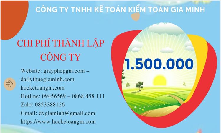 Chi phí mở công ty xuất khẩu đồ thủ công mỹ nghệ tại Huyện Đan Phượng