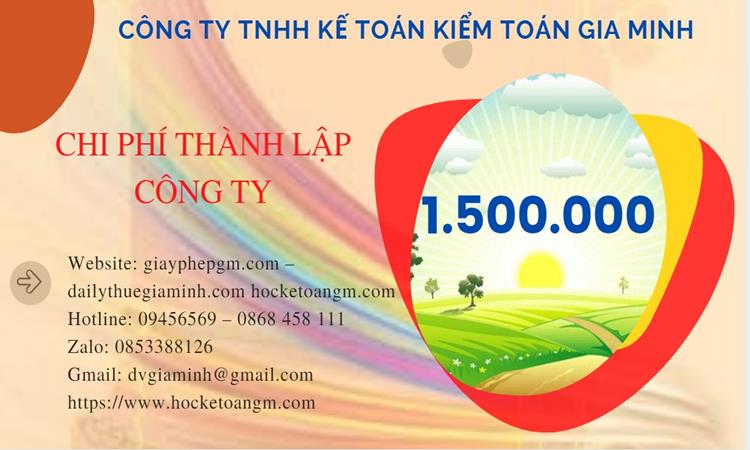 Chi phí mở công ty xuất khẩu đồ thủ công mỹ nghệ tại Huyện Phong Điền