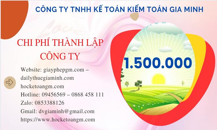 Chi phí mở công ty xuất khẩu đồ thủ công mỹ nghệ tại Quận Tân Bình