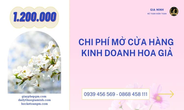 MỞ CỬA HÀNG KINH DOANH HOA GIẢ 12 Chi phí Mở cửa hàng kinh doanh hoa giả