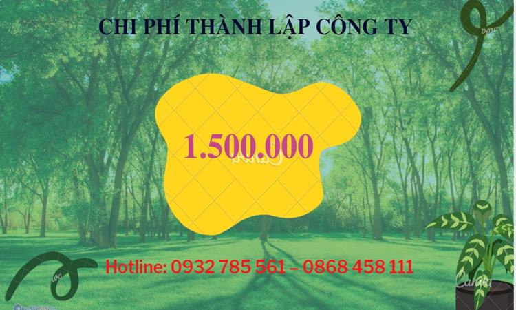 Chi phí thành lập công ty kinh doanh phụ gia thực phẩm