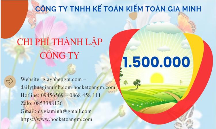 Chi phí thành lập công ty mỹ phẩm tại Thái Bình
