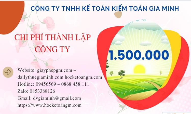 Chi phí thành lập công ty mỹ phẩm tại Trà Vinh