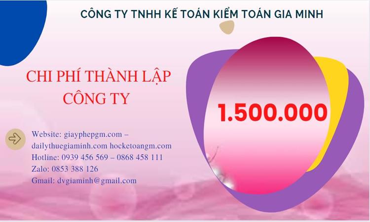 Chi phí thành lập doanh nghiệp sản xuất da giày