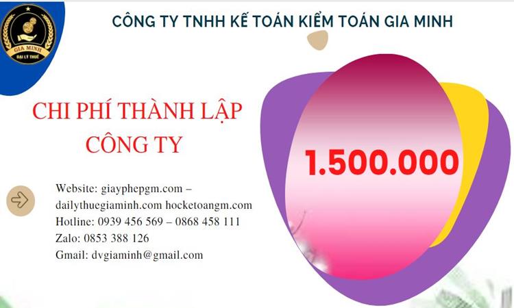 Chi phí thành lập doanh nghiệp Cần Thơ