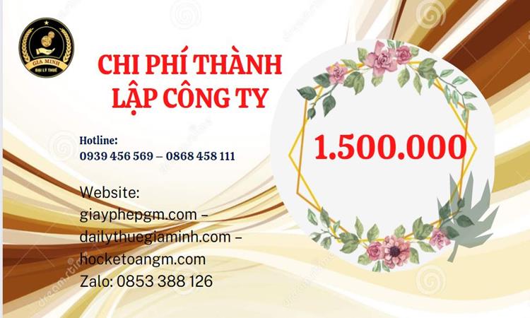 Chi phí thành lập doanh nghiệp Hải Dương trọn gói
