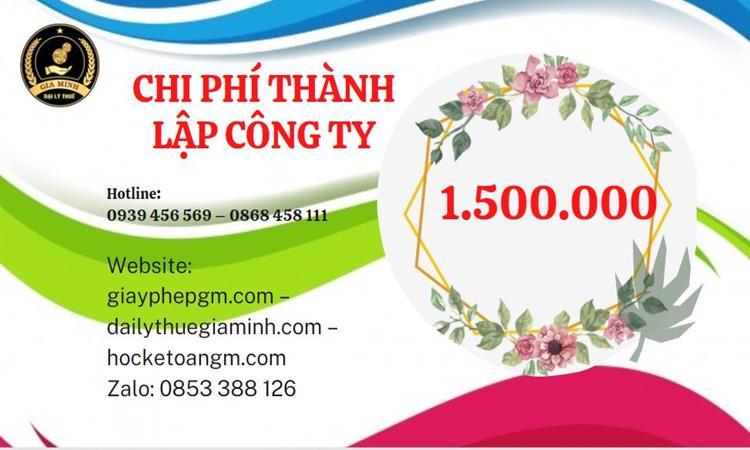 Chi phí thành lập doanh nghiệp Huyện Ba Vì trọn gói