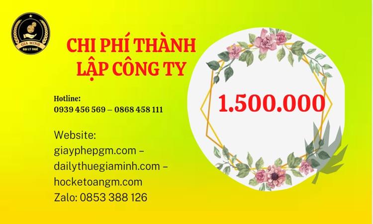 Chi phí thành lập doanh nghiệp Huyện Đông Anh trọn gói