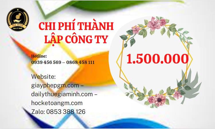 Chi phí thành lập doanh nghiệp Huyện Gia Lâm trọn gói