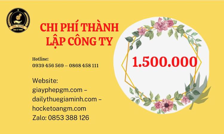 Chi phí thành lập doanh nghiệp Huyện Khoái Châu trọn gói
