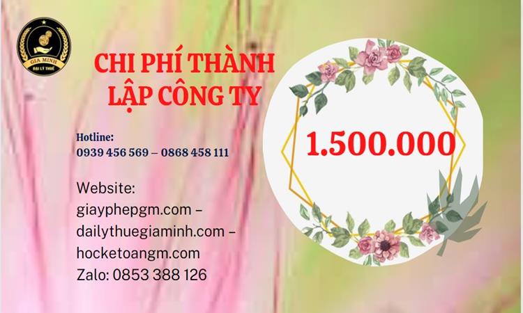 Chi phí thành lập doanh nghiệp Huyện Kim Bảng trọn gói