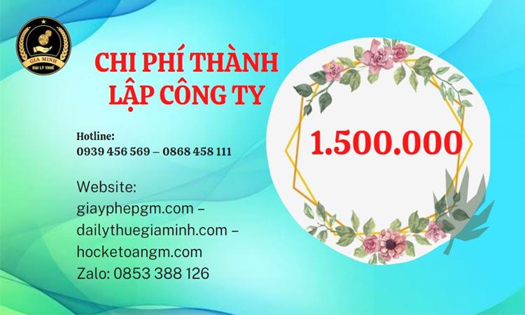 Chi phí thành lập doanh nghiệp Huyện Mỹ Đức trọn gói