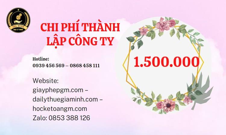Chi phí thành lập doanh nghiệp Huyện Phú Xuyên trọn gói