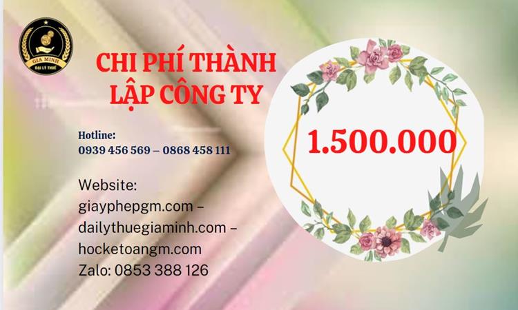 Chi phí thành lập doanh nghiệp Huyện Văn Lâm trọn gói