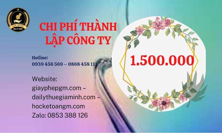 Chi phí thành lập doanh nghiệp Huyện Vĩnh Thạnh trọn gói