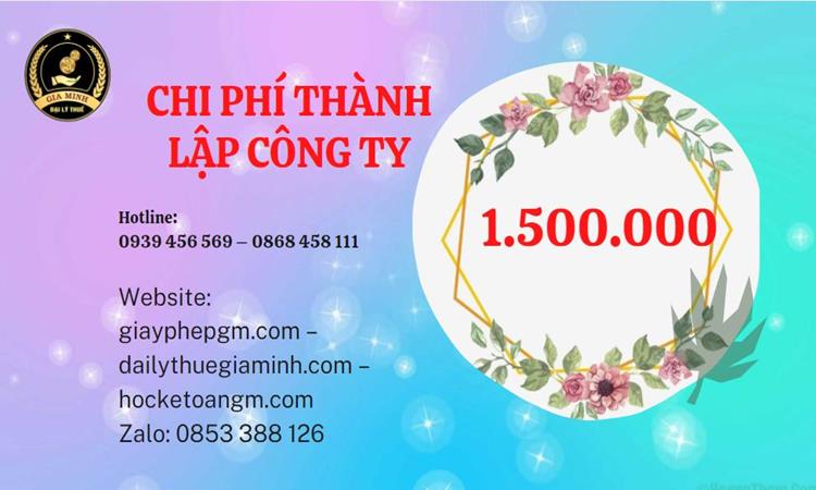 Chi phí thành lập doanh nghiệp Quận 11 trọn gói