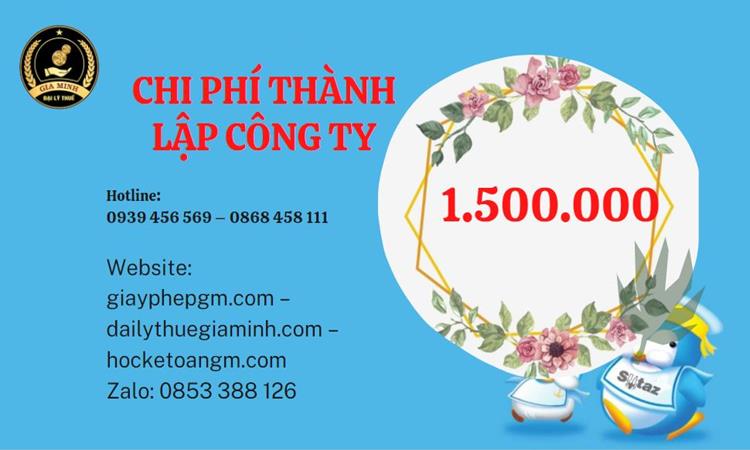 Chi phí thành lập doanh nghiệp Quận Bình Thạnh trọn gói