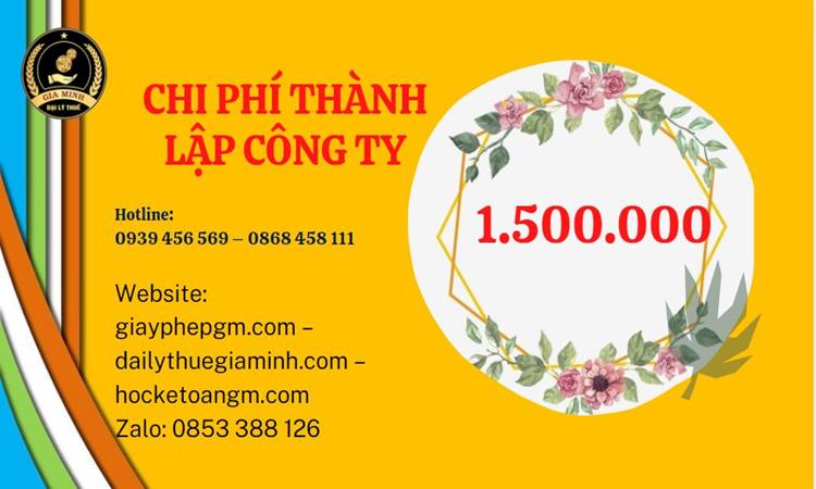 THÀNH LẬP CÔNG TY TRỌN GÓI TẠI QUẢNG NGÃI 5 Chi phí thành lập doanh nghiệp Quảng Ngãi trọn gói