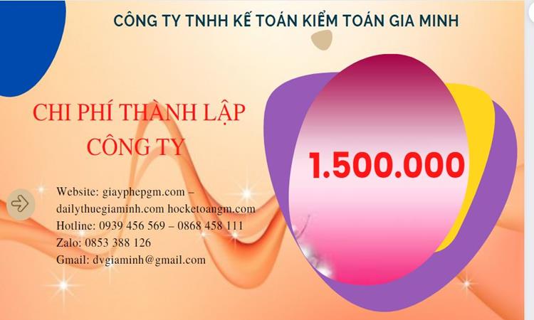 Chi phí thành lập doanh nghiệp trọn gói tại Bà Rịa Vũng Tàu