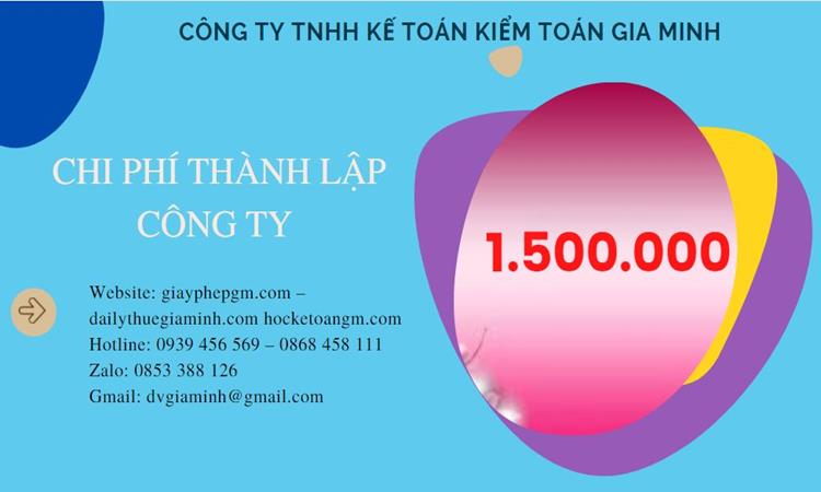 Chi phí thành lập doanh nghiệp trọn gói tại Bến Tre