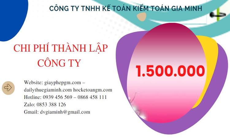 Chi phí thành lập doanh nghiệp trọn gói tại Đắk Nông