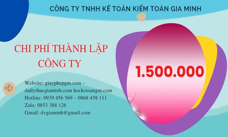 Chi phí thành lập doanh nghiệp trọn gói tại Điện Biên