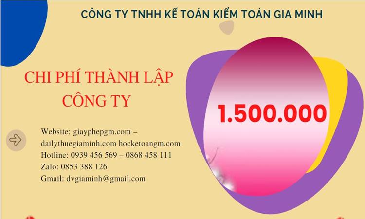 Chi phí thành lập doanh nghiệp trọn gói tại Gia Lai