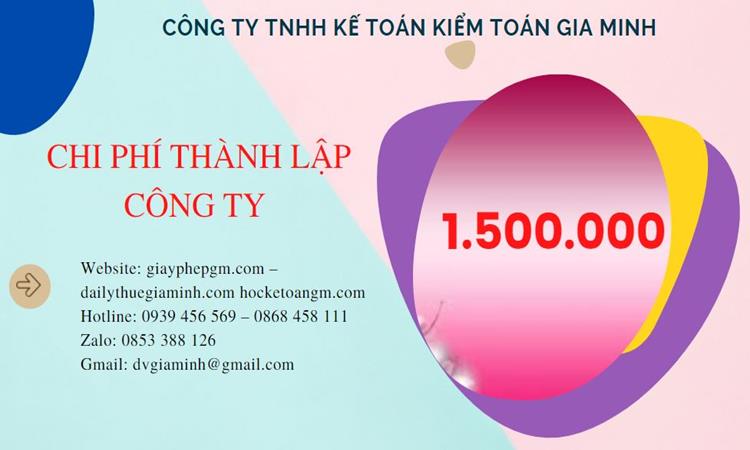 Chi phí thành lập doanh nghiệp trọn gói tại Huế