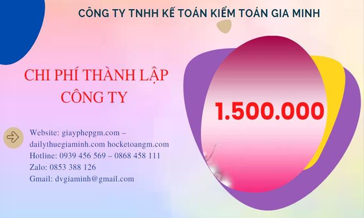 Chi phí thành lập doanh nghiệp trọn gói tại Huyện Bình Chánh