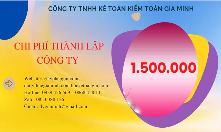 Chi phí thành lập doanh nghiệp trọn gói tại Huyện Chương Mỹ