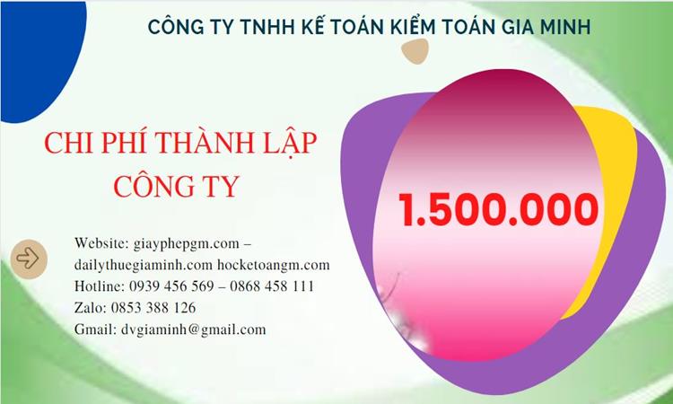 Chi phí thành lập doanh nghiệp trọn gói tại Huyện Đan Phượng