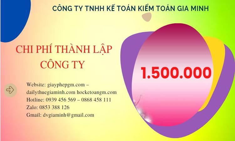 Chi phí thành lập doanh nghiệp trọn gói tại Huyện Hóc Môn
