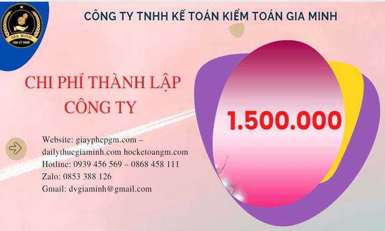 Chi phí thành lập doanh nghiệp trọn gói tại Huyện Khoái Châu