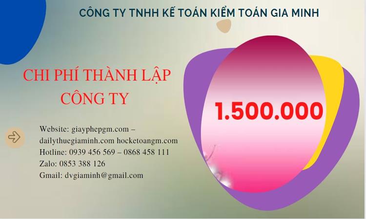 Chi phí thành lập doanh nghiệp trọn gói tại Huyện Quốc Oai