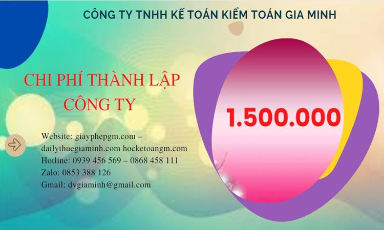 Chi phí thành lập doanh nghiệp trọn gói tại Huyện Thường Tín