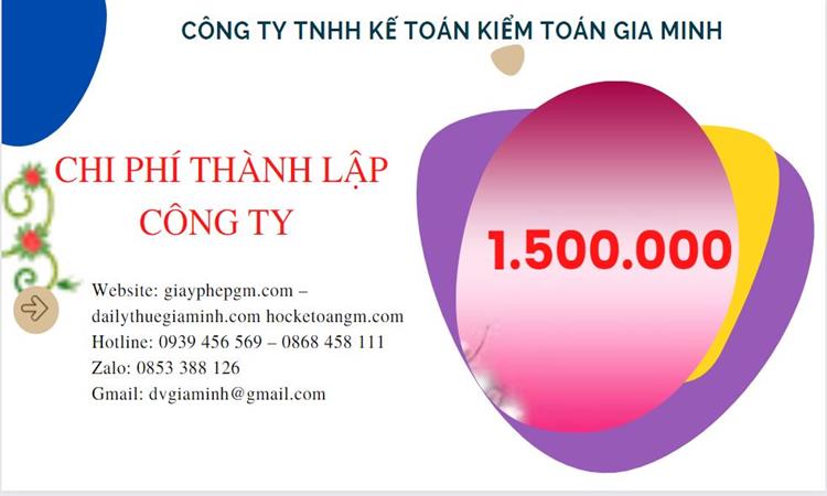 Chi phí thành lập doanh nghiệp trọn gói tại Khánh Hòa