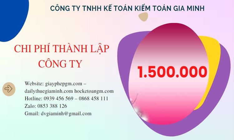 Chi phí thành lập doanh nghiệp trọn gói tại Kiên Giang