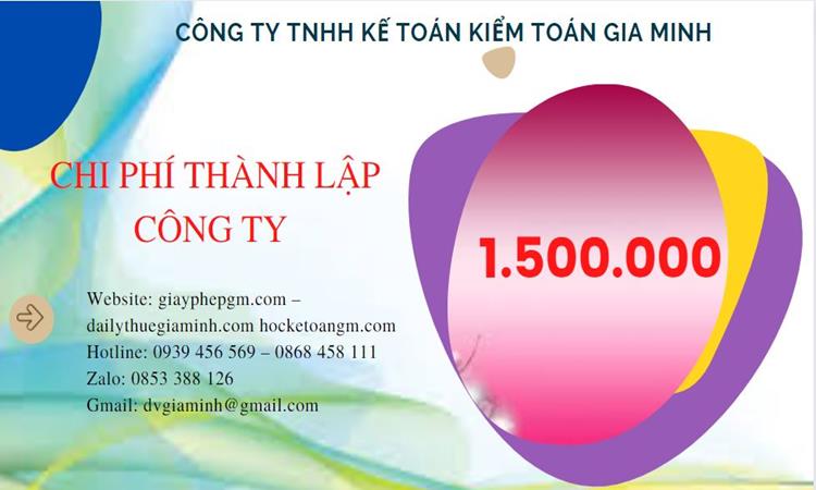 Chi phí thành lập doanh nghiệp trọn gói tại Long An
