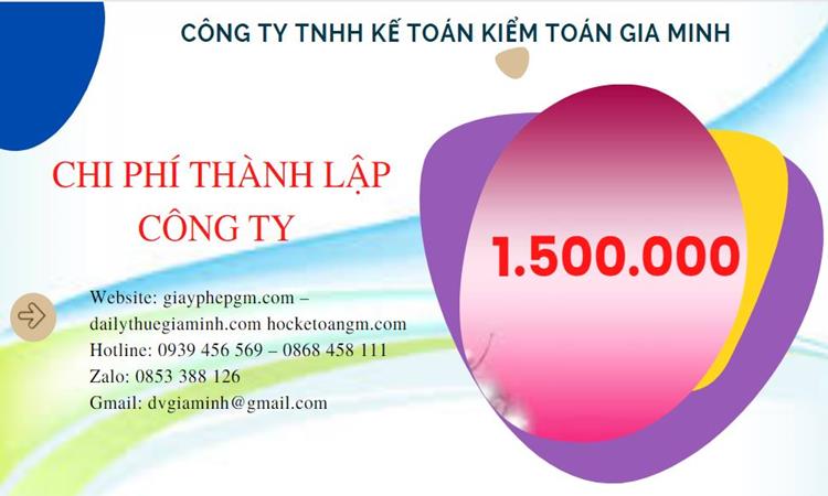 Chi phí thành lập doanh nghiệp trọn gói tại Ninh Thuận