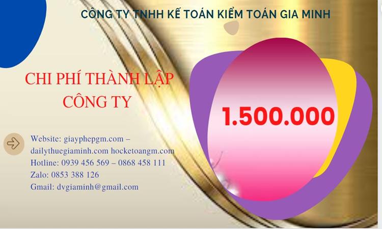 Chi phí thành lập doanh nghiệp trọn gói tại Quận 10