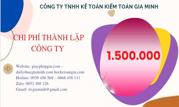 Chi phí thành lập doanh nghiệp trọn gói tại Quận 2