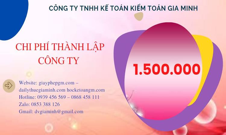 Chi phí thành lập doanh nghiệp trọn gói tại Quận 5