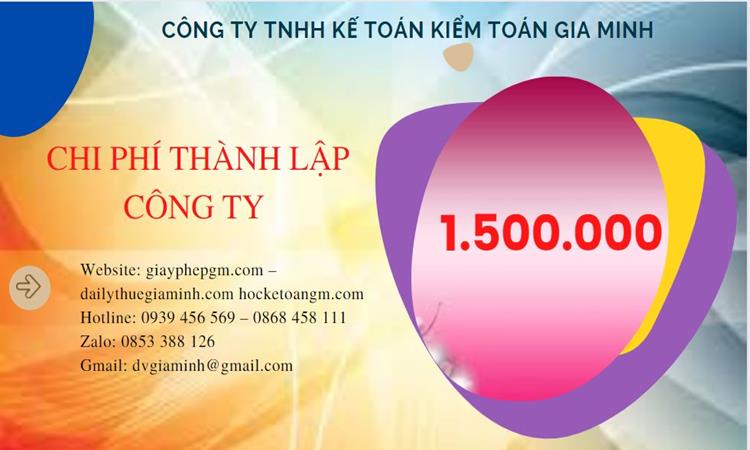 Chi phí thành lập doanh nghiệp trọn gói tại Quận Hà Đông